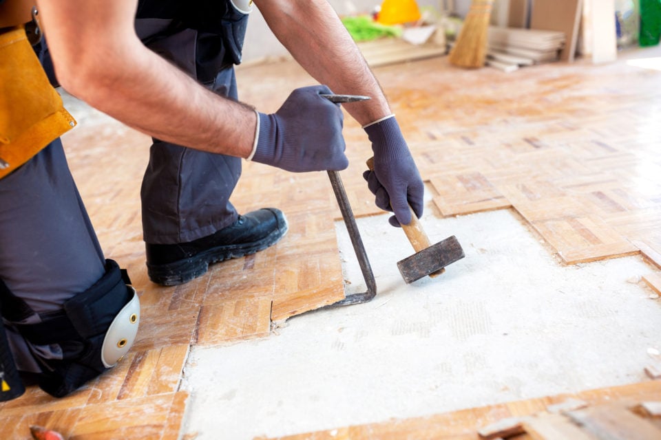 Removal of Old Floor